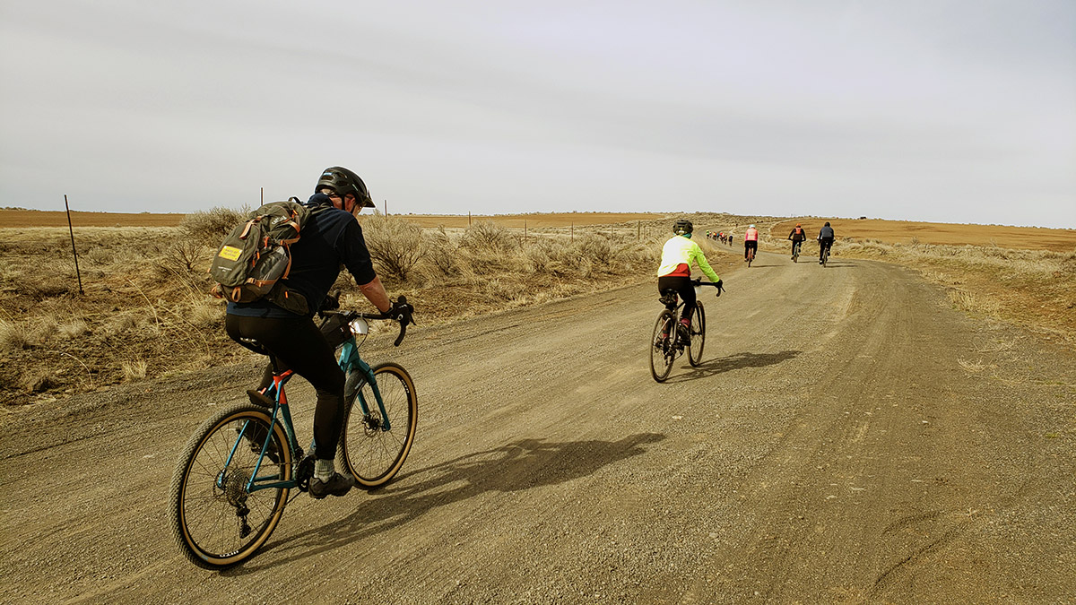 the gravel riders at gran fondo ephrata