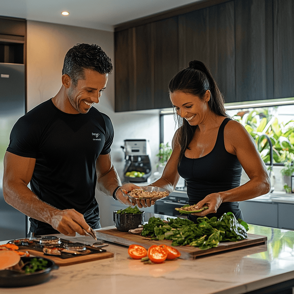 nutrition making lunch