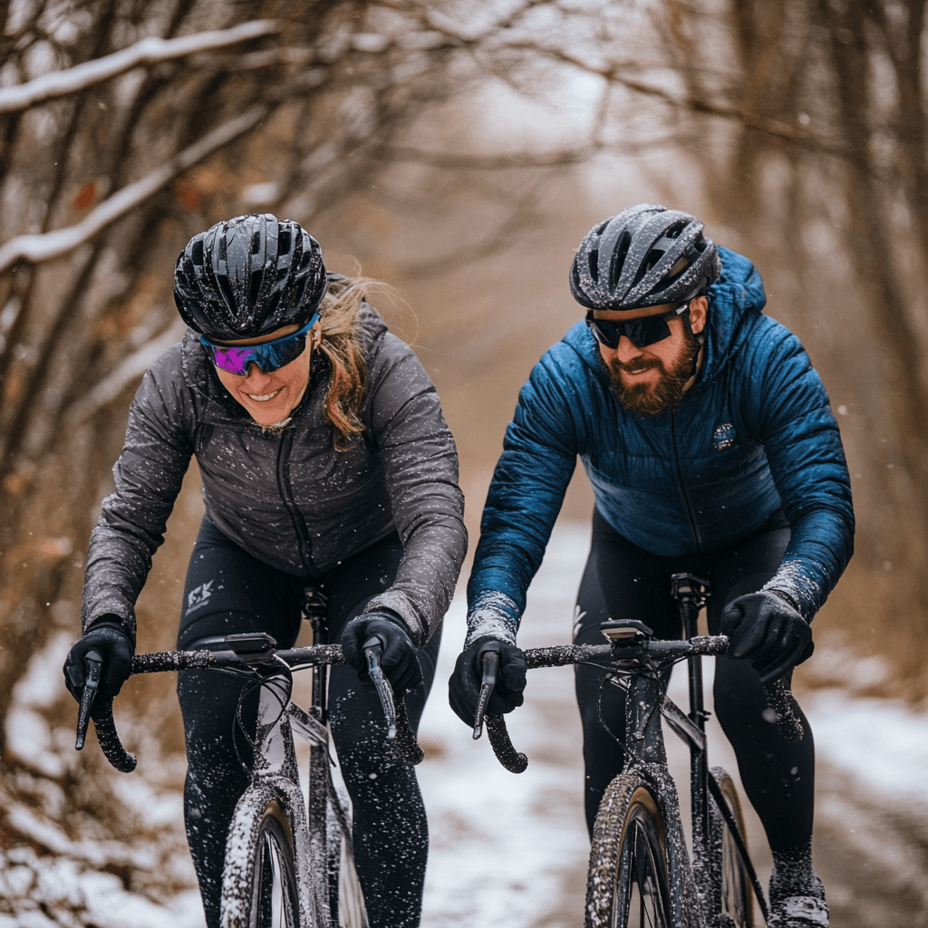 groovebackunltd_a_man_and_woman_gravel_cyclists_in_winter_rid_d858ef19-6c7f-4f7e-8ace-0ddada583af6_1 man and woman cyclists in winter