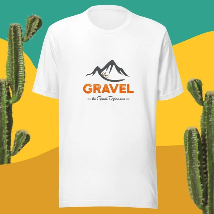 Gravel - the t-shirt in white