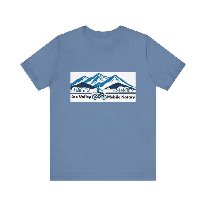 Sno Valley Mobile Notary Unisex Tee - Mountain Adventure Shirt